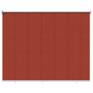 vidaXL Utend&oslash;rs Rullegardin 90% UV-blokk Terracotta 160 x 230 cm HDPE