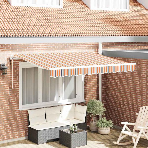 vidaXL Innvendbar Markise Flerfarget 350 x 200 cm stoff
