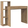 vidaXL Skrivebord Artisan Eik Konstruert tre 100 x 40 x 90 cm