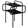vidaXL Kaffebord Svart eik 40 x 40 x 51 cm Konstruert tre