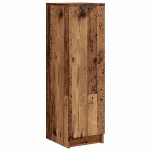 vidaXL Skoskap gammelt tre 29,5x35x100,5 cm konstruert tre