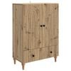 vidaXL Serviesskap Artisan eik 66 x 34,5 x 95 cm Konstruert tre