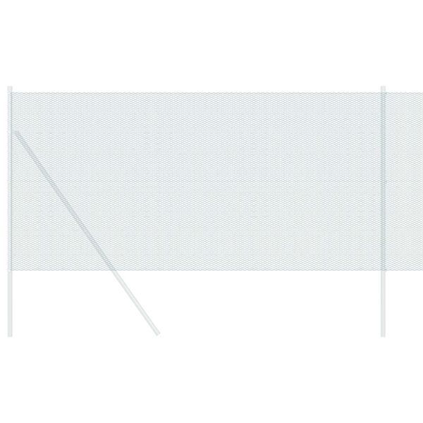 vidaXL Sekskantet gjerde gr&oslash;nn 1,4 x 10 m PVC