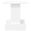 vidaXL Avlastningsbord Hvit 35,5 x 35 x 40 cm Konstruert tre
