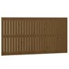 vidaXL Veggmontert hodegavl honningbrun 166x3x90 cm heltre furu