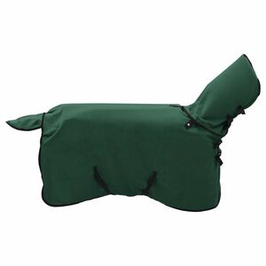 vidaXL Hestepledd Kraftig m&oslash;rk gr&oslash;nn 75 cm Polyester Fleece