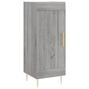 vidaXL Skjenk gr&aring; sonoma 34,5x34x90 cm konstruert tre