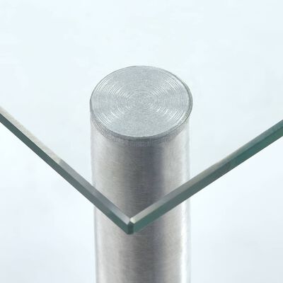 vidaXL Kjøkkenhylle gjennomsiktig 45x16x26 cm herdet glass