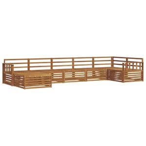 vidaXL Utend&oslash;rs sofa-sett 7 pcs Naturlig