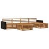 vidaXL Utend&oslash;rs sofa-sett 6 pcs Naturlig 79 x 79 x 37 cm