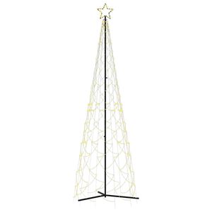 vidaXL Julekongletre varm hvit 500 LED-lys 100x300 cm