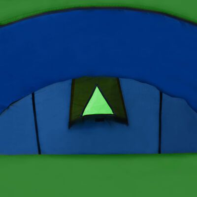 vidaXL Campingtelt 4 personer marineblå/grønn