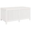 vidaXL Hage Lagringsboks 359 L Heltre furu 146,5 x 68 x 63 cm Hvit