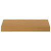 vidaXL Vegghylle 2 pcs Beige 40 x 23,5 x 4 cm Konstruert tre