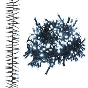 vidaXL LED-strenglys med 400 lysdioder kaldhvit PVC