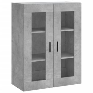 vidaXL Veggskap betonggr&aring; 69,5x34x90 cm