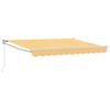 vidaXL Uttrekkbar markise sand 3 x 2,5 m 100% polyester og aluminium