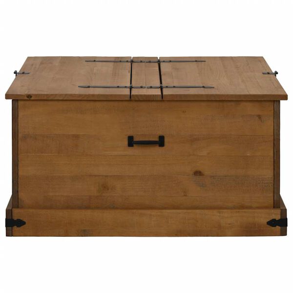 vidaXL Oppbevaringskiste HALDEN 91x91x47 cm heltre furu