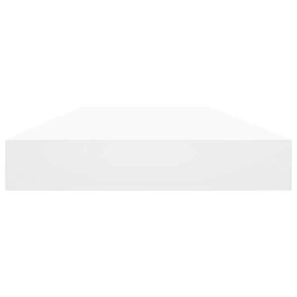 vidaXL Hylleplater 8 stk hvit 80x10x1,5 cm sponplate