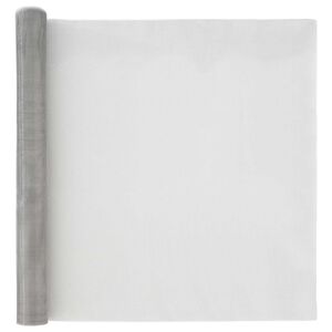 vidaXL Maskeskjerm 80 x 500 cm 18 mesh Rustfritt St&aring;l 304 S&oslash;lv