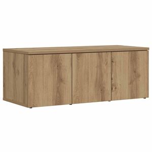 vidaXL TV-benk artisan eik 80x34x30 cm konstruert tre
