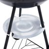vidaXL B&aelig;rbar kulegrill XXL med hjul 44 cm