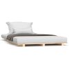 vidaXL Sengeramme 75x190 cm heltre furu