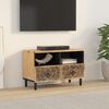 vidaXL TV-benk 70x33x46 cm heltre mango