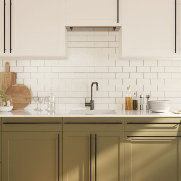 vidaXL Skaph&aring;ndtak 20 stk svart 480 mm rustfritt st&aring;l