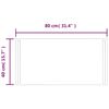 vidaXL Baderomsspeil med LED 80x40 cm