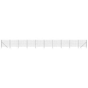 vidaXL Nettinggjerde antrasitt 1,6x25 m galvanisert st&aring;l