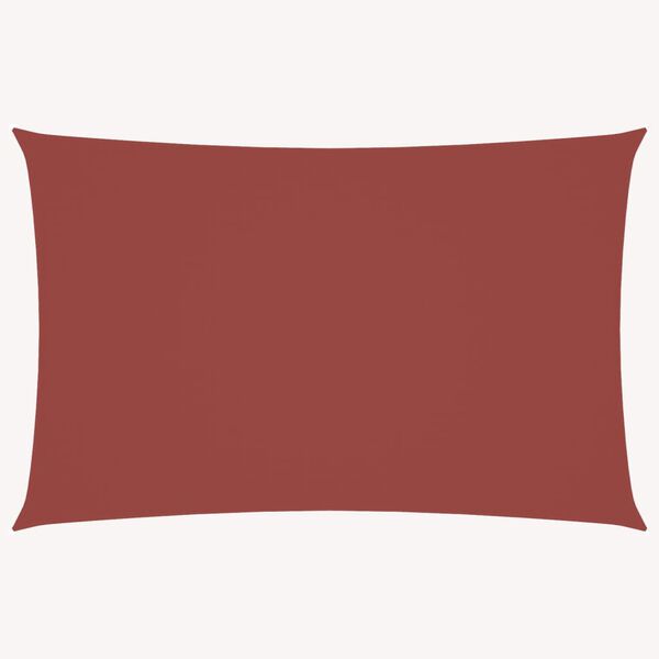 vidaXL Solseil oxfordstoff rektangul&aelig;r 5x8 m terrakotta