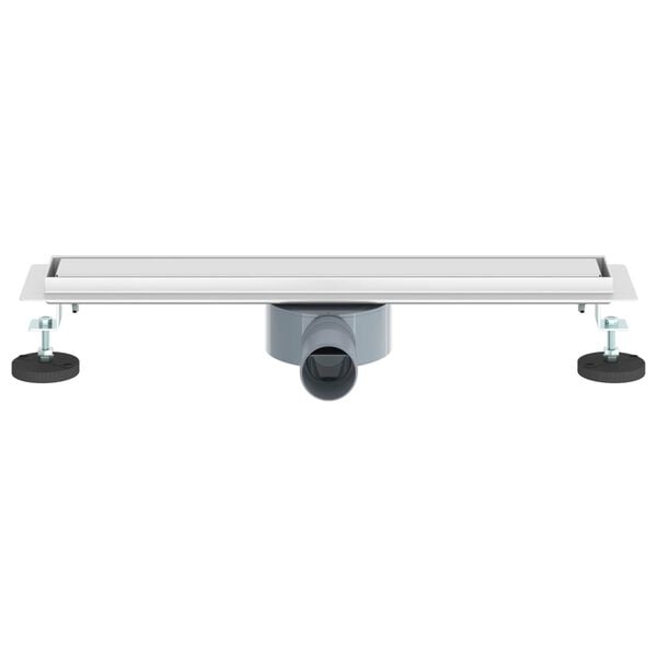 vidaXL Dusjdren 2-i-1 med 360&deg; Siphon s&oslash;lv 54 x 11 x 9,5 cm