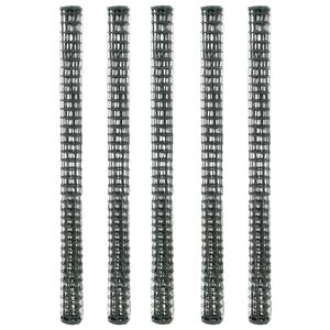 vidaXL Gjerdenettinger for hage 5 deler HDPE 1x1,2 m gr&oslash;nn