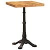 vidaXL Bistrobord 50 x 50 x 76 cm Massiv mango tre Brun Torget