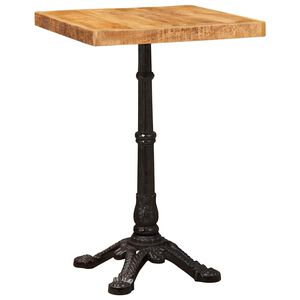 vidaXL Bistrobord 50 x 50 x 76 cm Solid akasietre Brun Torget