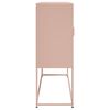 vidaXL Highboard rosa 100,5x39x107 cm st&aring;l