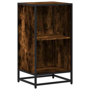 vidaXL Bokhylle r&oslash;kt eik 40x35x76 cm konstruert tre