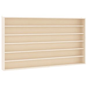 vidaXL samlermonter i tre med 6 hyller 100x8,5x55 cm