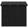 vidaXL Kaffebord Svart Eik 55 x 54,5 x 45 cm Konstruert tre