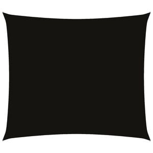 vidaXL Solseil oxfordstoff rektangul&aelig;r 2x2,5 m svart