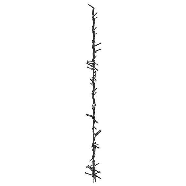 vidaXL Julelys juletre silhuett 80 LED varm hvit