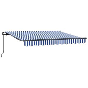vidaXL Innvendbar Markise Bl&aring; 250 x 200 cm stoff
