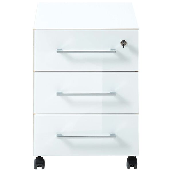 Germania Rullende arkivskap GW-Monteri Navarra-eik gjenbruk hvit