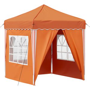 vidaXL Pop-up Festtelt 195 x 195 x 245 cm Oransje Oxford Stoff