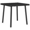 vidaXL Hage salongbord rektangul&aelig;r svart 40x40x37 cm polyrotting