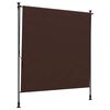 vidaXL Utend&oslash;rs Rullegardin Brun 100 x 270 cm