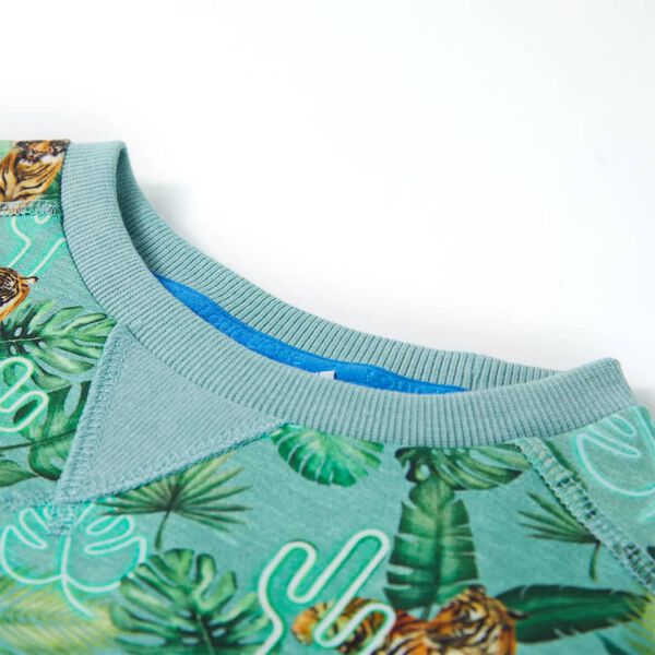 Barnegenser lysegr&oslash;nn melert 104