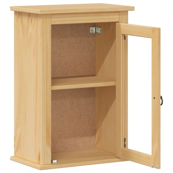 vidaXL Baderomsskap Corona 45x27x64,5 cm heltre furu