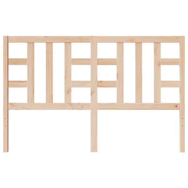 vidaXL Sengegavl 166x4x100 cm heltre furu